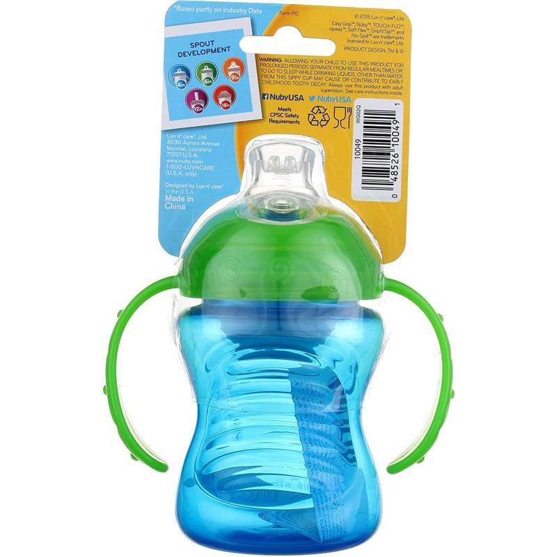 Nuby - 8Oz 2 Handle Super Spout Cup, Colors May Vary Image 4