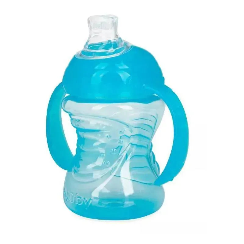 Nuby - Boy No Spill Super Spout Trainer Cup 8Oz, Bright Blue Image 3