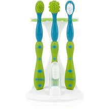 Nuby - Dr Talbots 4 Pc Tooth & Gum Care Set, Aqua/Green Image 1