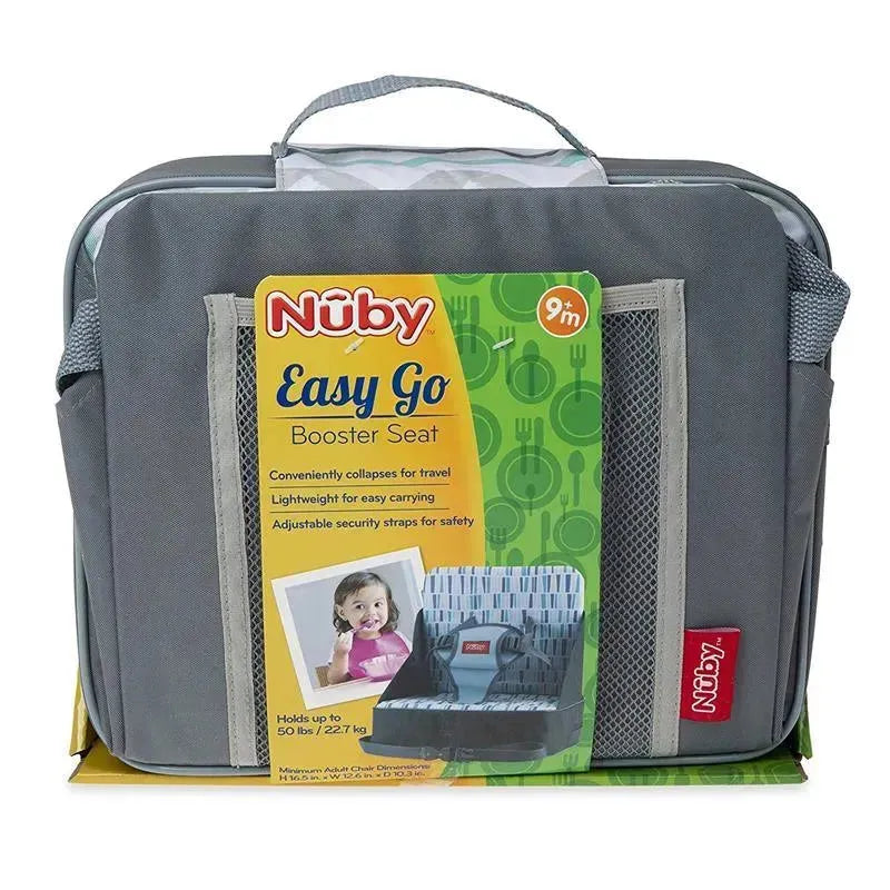 Nuby - Fabric Collapsible Booster Seat With Straps, Chevron Image 6
