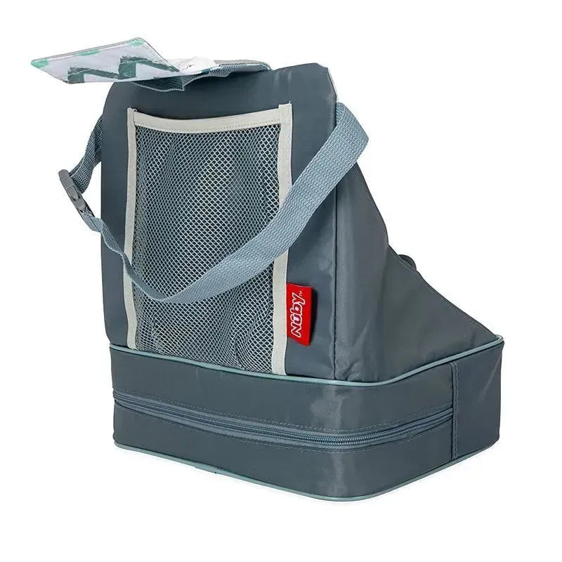 Nuby - Fabric Collapsible Booster Seat With Straps, Chevron Image 5