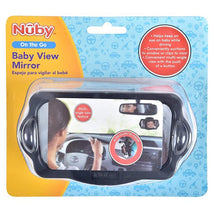 Nuby - Flat Back Seat Mirror Black Image 1