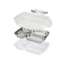 Nuby - Insulated Stainless Steel Travel Lunch Box, White Image 2