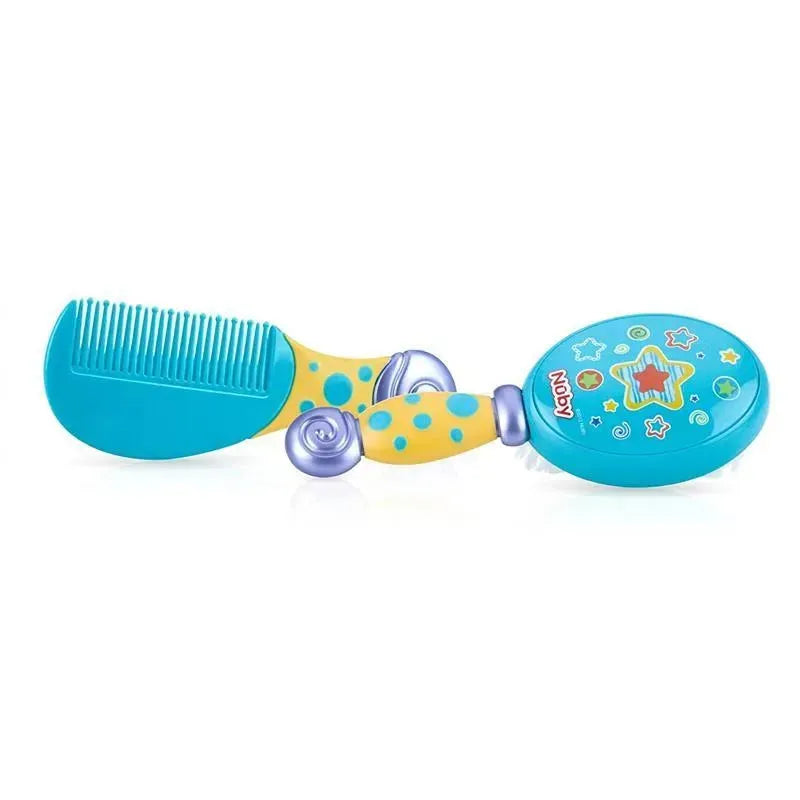 Nuby Luv 'N Care Comb & Brush Set, Colors May Vary Image 3