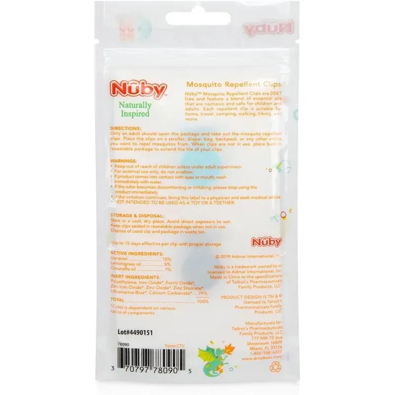 Nuby - Mosquito Clips For Baby & Toddler Image 4