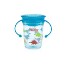 Nuby No Spill Tritan Ice Bear/Dinosaur Printed Wonder Cup, 1PK Image 3