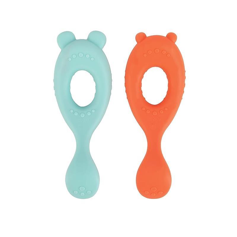 Nuby - Silicone Character Spoons - 2Pk Silicone, Bear & Mouse Image 4
