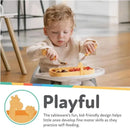 Nuby - Silicone Giraffe Baby Feeding Bowl - Yellow Image 2