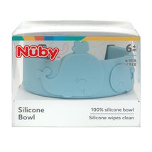 Nuby - Silicone Whale Feeding Bowl - Blue Image 2