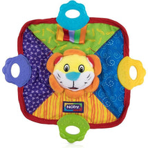 Nuby - Teething Blanket With Silicone Lion and Bear Head Image 1