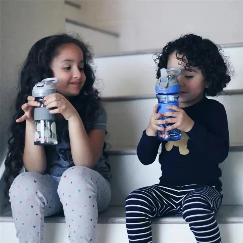 Nuby - Thirsty Kids Flip It Reflex, Aqua Image 5