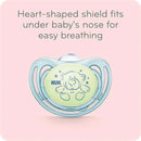 Nuk - 2 Pk Pacifier Airflow Glow In Dark, Girl, Size 2 Image 7