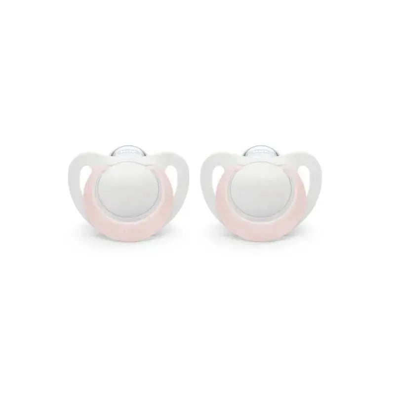 Nuk - 2Pk Newborn Pacifiers, Girl, 0/2M Image 1