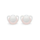 Nuk - 2Pk Newborn Pacifiers, Girl, 0/2M Image 1