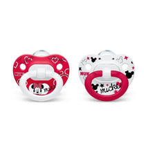 NUK - 2Pk Orthodontic Pacifiers Mickey/Minnie Mouse, 6/18M Image 2