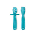 Nuk - 2Pk Pretensil Dipper Spoon and Fork Image 1