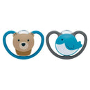 NUK - 2Pk Glow-in-the-Dark Orthodontic Pacifiers, 0-6 months Image 2