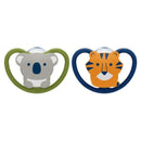 NUK - 2Pk Space Orthodontic Pacifiers, 6/18M (design may vary) Image 2