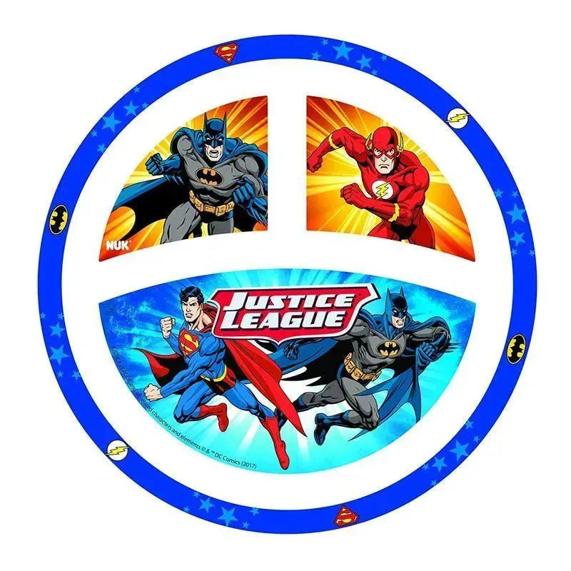 Nuk - Justice League Dinnerware Plate 1 Pk, Boy Image 1