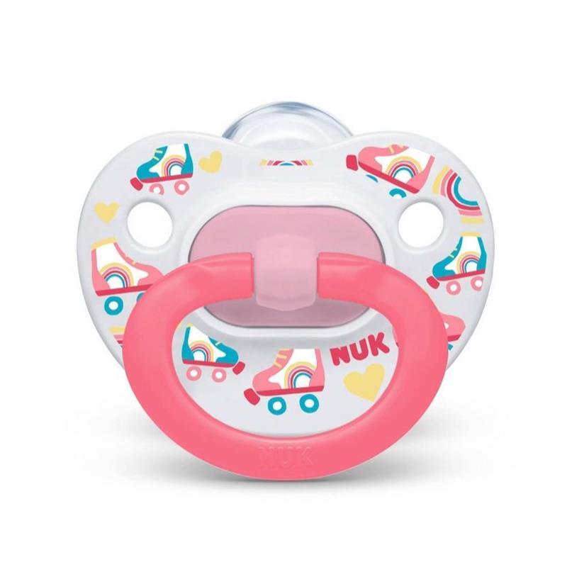 Nuk Pacifier Assorted Size 6-18 Months Value 3 Pack Pink Image 9