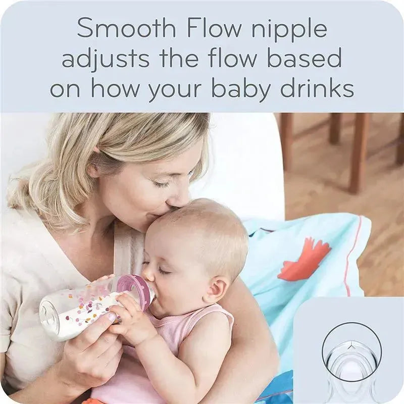 Nuk Smooth Flow Baby Bottle Minnie Mouse 10 Oz 3Pk Image 5