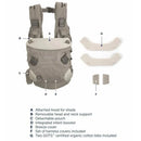 Nuna - CUDL Clik 4 in 1 Baby Carrier, Fog Image 2