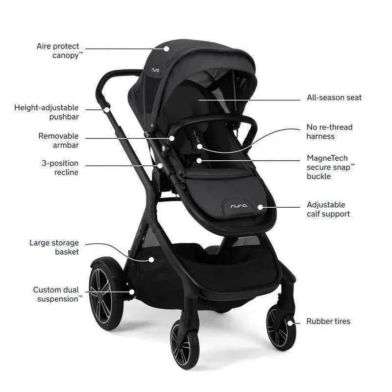 Nuna - DemiI Grow Stroller, Ocean Image 2