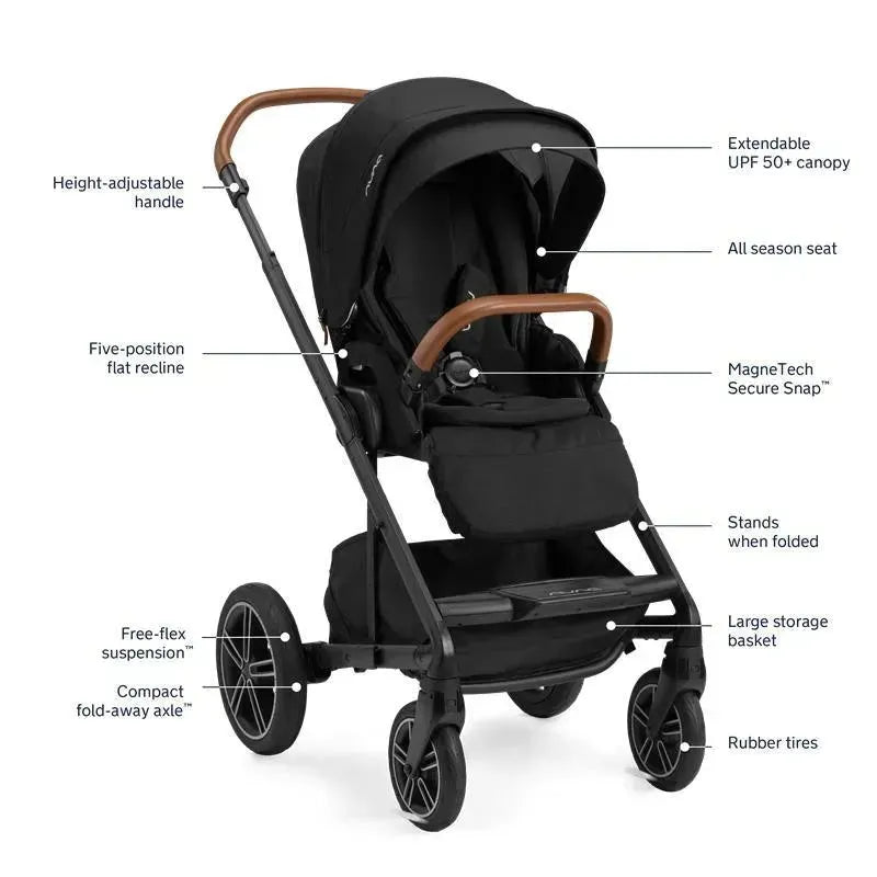 Nuna - Mixx Next + Pipa Urbn Travel System, Caviar Image 3