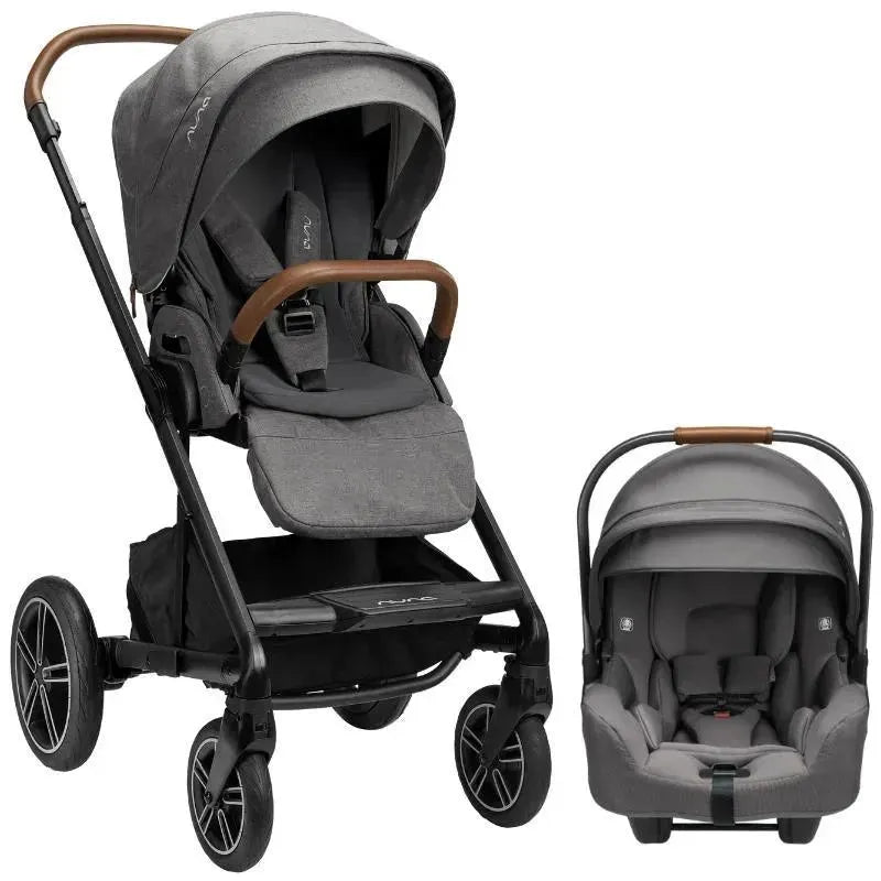 Nuna - MIXX Next with Magnetic Buckle + Pipa RX Infant Car Seat Bundle, Granite Image 1