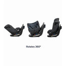 Nuna - REVV Rotating Convertible Car Seat, Caviar Image 3
