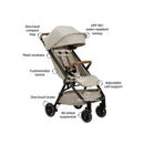 Nuna - Trvl Stroller With Travel Bag Hazelwood Image 3
