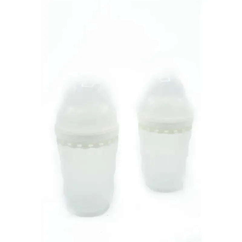 Ola Baby - 8Oz 2Pk Baby Neutral Gentle Bottle, Frost Image 6