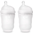 Ola Baby - 8Oz 2Pk Baby Neutral Gentle Bottle, Frost  Image 1