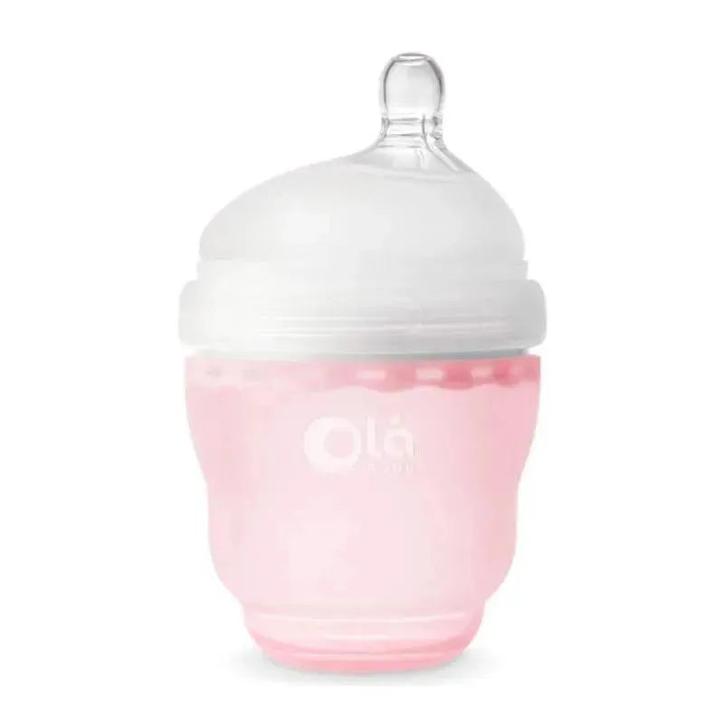 Ola Baby - 4Oz Baby Girl Gentle Bottle, Rose Image 1