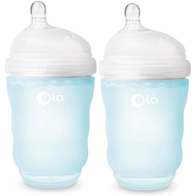 Ola Baby Gentle Bottle - Sky 8Oz (2Pk) Image 1