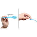 OmieBox - 2Pk Plastic Reusable Fork & Spoon Silverware with Pod for Kids, Mint Green Image 3