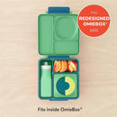 OmieBox - Leak-Proof Silicone Water Bottle, Green Image 2