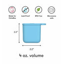 OmieBox - 2Pk Leakproof Dips Containers To Go, Blue/Lime Image 2