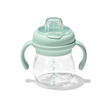 Oxo - 6 Oz Tot Transitions Soft Spout Sippy Cup with Removable Handles, Opal Image 1