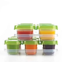 OXO Tot 12-Piece Baby Blocks Set, Tot Green Image 2