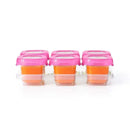OXO Tot Baby Blocks Freezer Storage Containers 2 oz - Pink Image 3