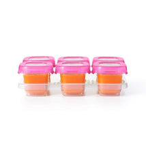OXO Tot Baby Blocks Freezer Storage Containers 2 oz - Pink Image 3