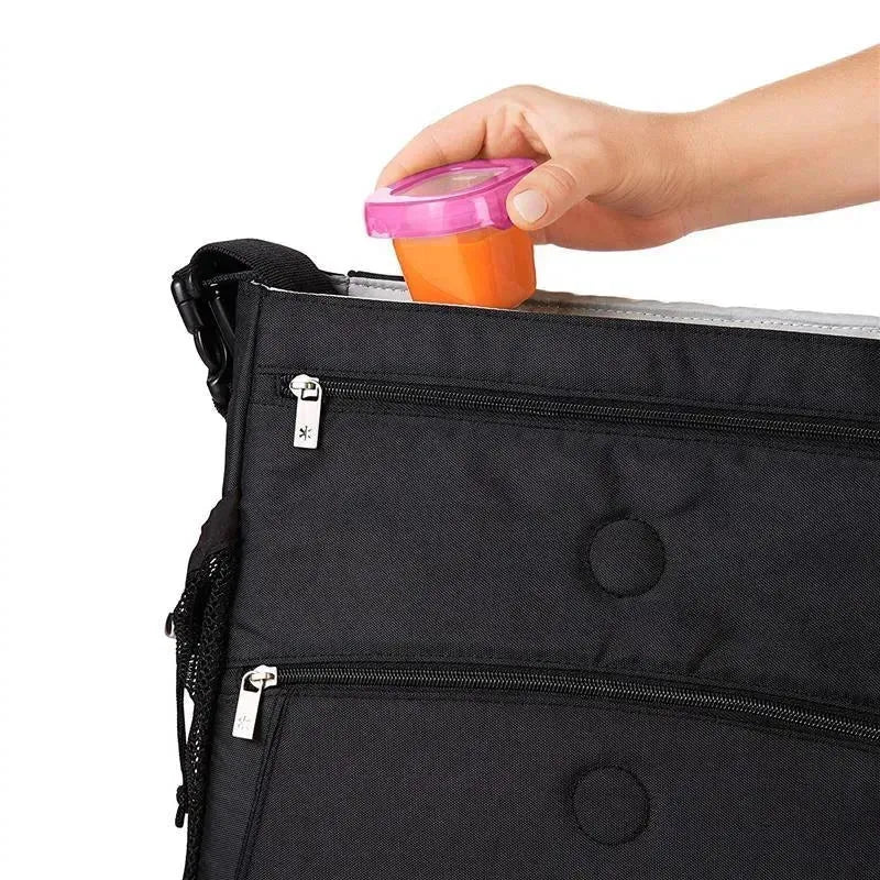 OXO Tot Baby Blocks Freezer Storage Containers 2 oz - Pink Image 7