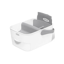 Oxo - Tot Diaper Caddy With Changing Mat, White/Gray Image 1