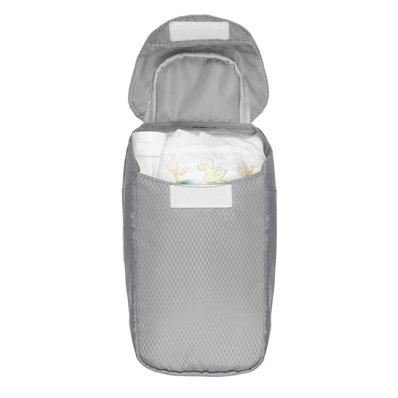 OXO Tot On-the-Go Wipes Dispenser with Diaper Pouch, Grey Image 4