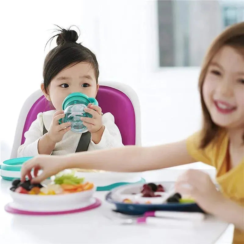 Oxo - Tot Stick & Stay Divided Plate, Pink Image 5