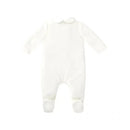 Paz Rodriguez - Baby Boy Knit Newborn Romper Dulzura, Cream Image 2