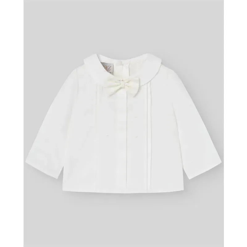 Paz Rodriguez - Baby Boy Pants & Blouse Set, Cream/Beige Image 2