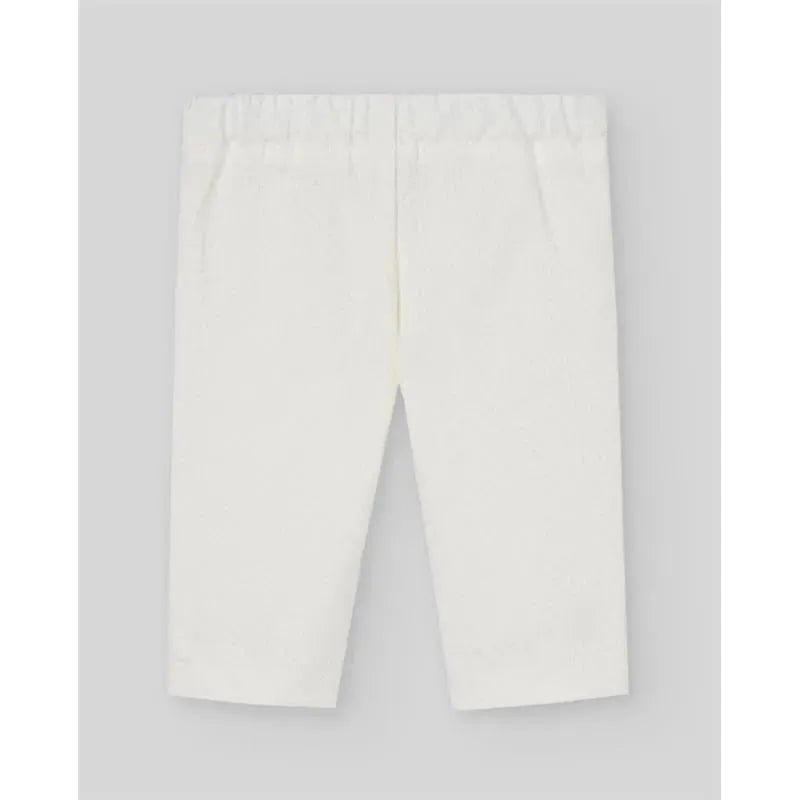 Paz Rodriguez - Baby Boy Pants & Blouse Set, Cream/Beige Image 5