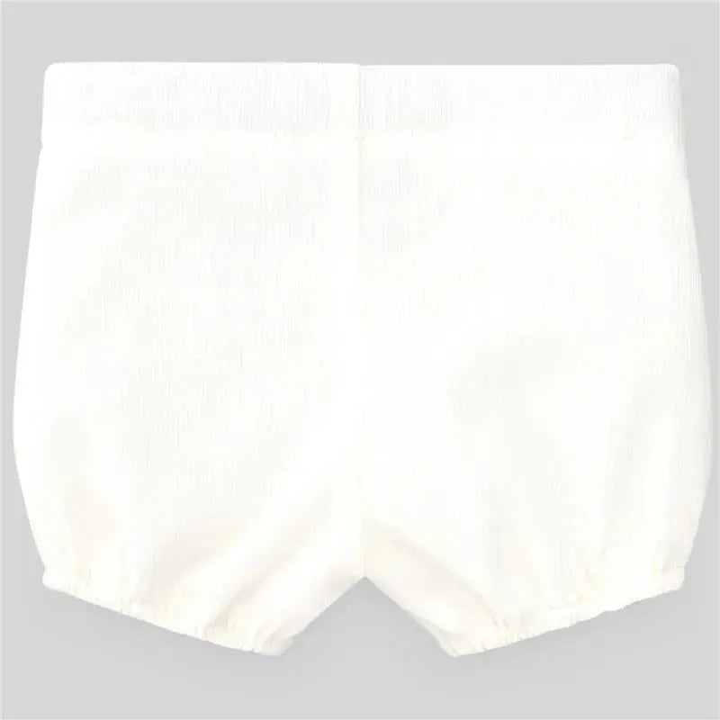 Paz Rodriguez - Baby Boy Woven Newborn Short Dulzura, Cream Image 2